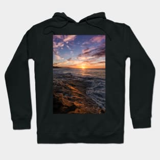 Winter on Cylinder Beach Hoodie